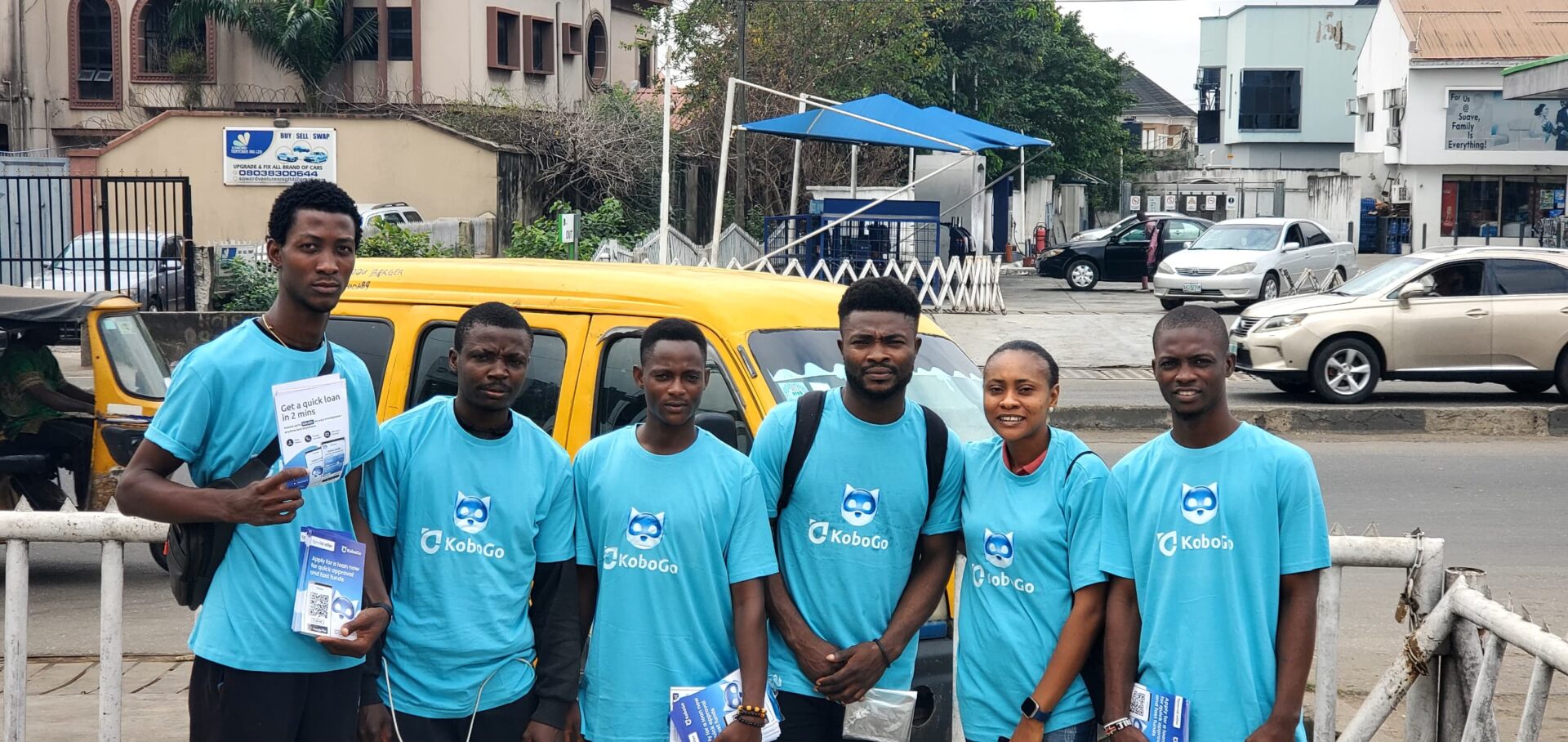 DigiHire activation team in the field
